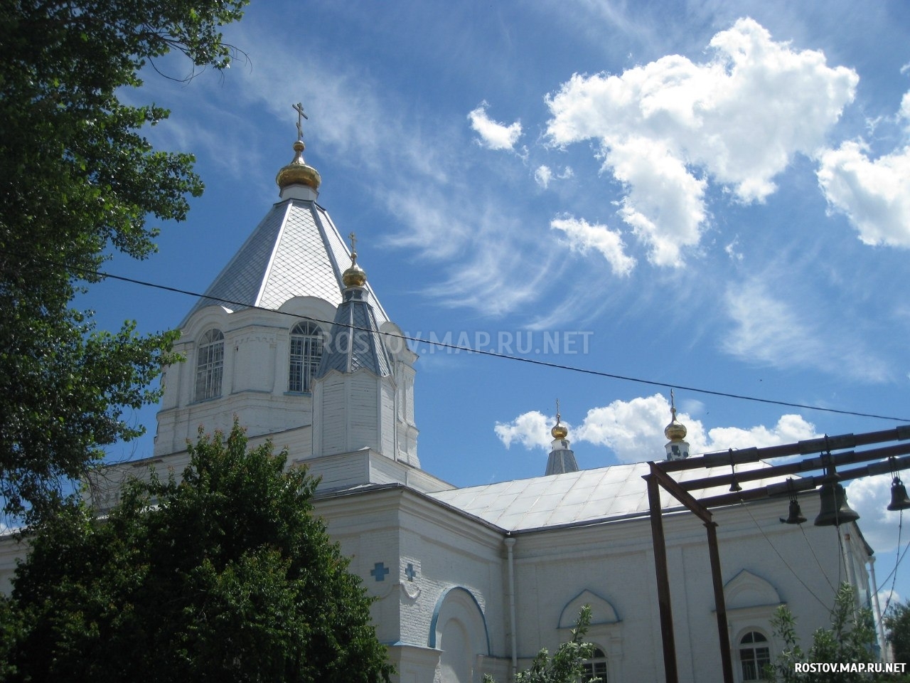 Белая Калитва, Современные, Профессиональные, Достопримечательности, Весна, День, Облака, Цветные