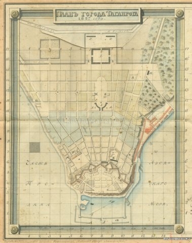 План города 1827г., История, Черно-белые, Карта