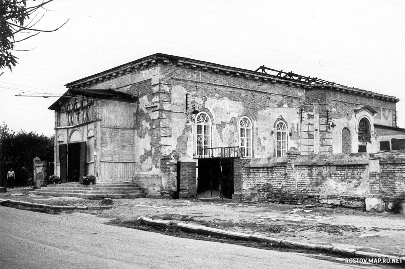 Развалины Никольской церкви, предположительно1950 год, История, Черно-белые, Достопримечательности