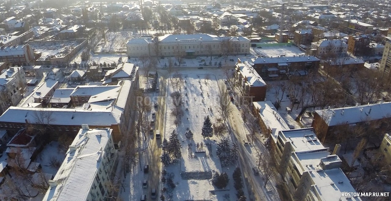 AirTaganrog - Таганрог с высоты, 2014 год, Современные, Профессиональные, С высоты, Зима, День, Цветные