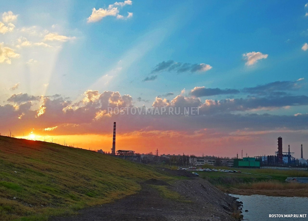 Таганрог, 2014 год, Современные, Профессиональные, Весна, Вечер, Облака, Цветные