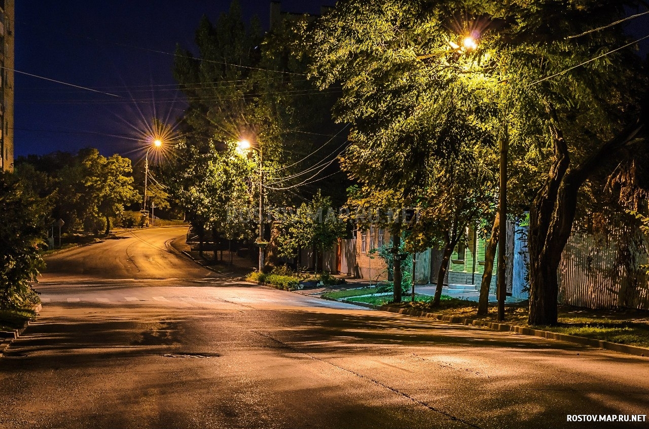 Греческая улица, Таганрог, 2013 год, Современные, Профессиональные, Осень, Вечер, Цветные