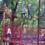  Детский веревочный парк Monkey's Park, Современные, Цветные