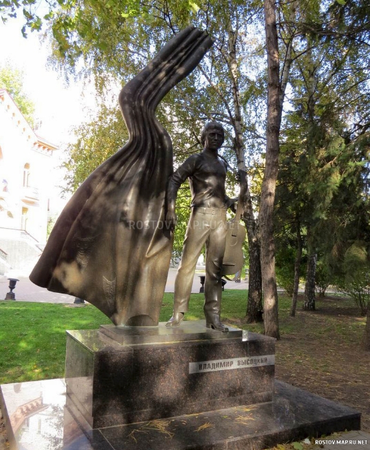 Памятник Владимиру Высоцкому, Современные, Достопримечательности, Цветные