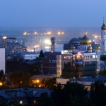 Ростов-на-Дону, панорама вечернего города, Современные, Профессиональные