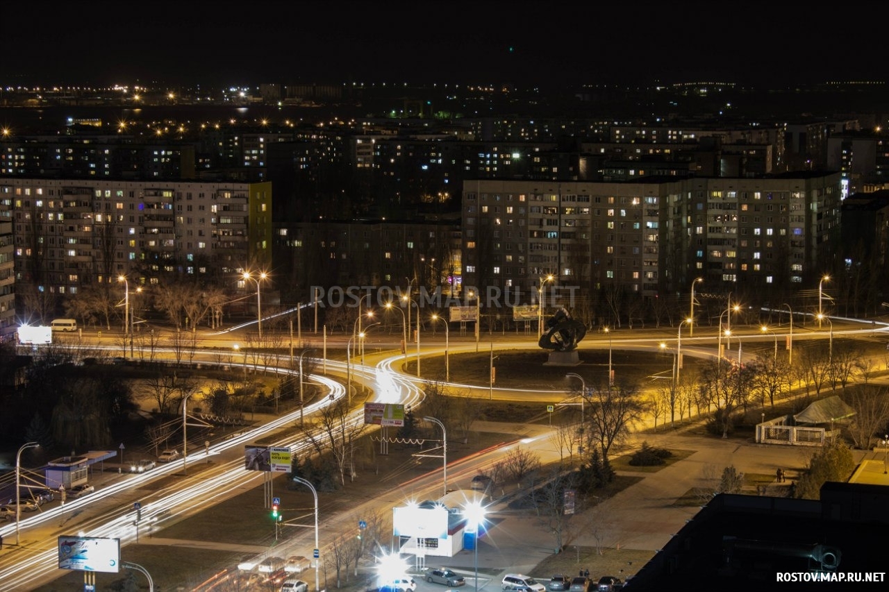 Карта Волгодонск - Фотографии - Современные, Профессиональные, Ночь