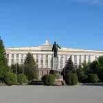 Шахты, администрация, памятник В.И. Ленину, Современные, Профессиональные